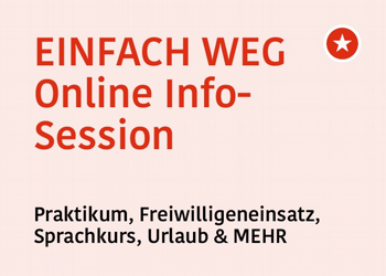 EINFACH WEG Online-Info-Session