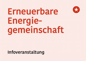 Kostenloser Infoabend Energiegemeinschaften