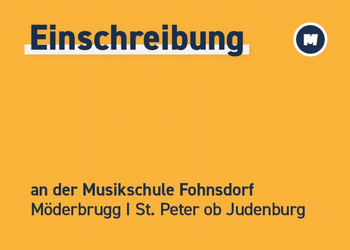 Einschreibung Musikschule