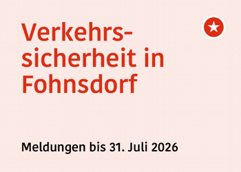 Verkehrssicherheit in der Gemeinde Fohnsdorf